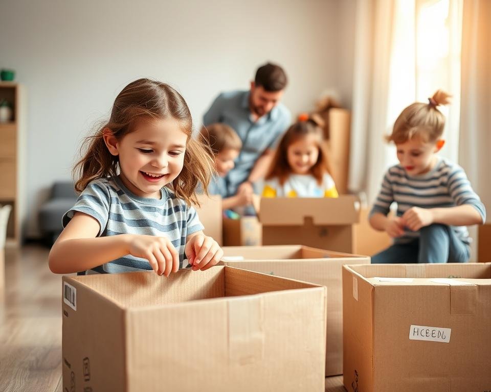 Participación niños mudanza